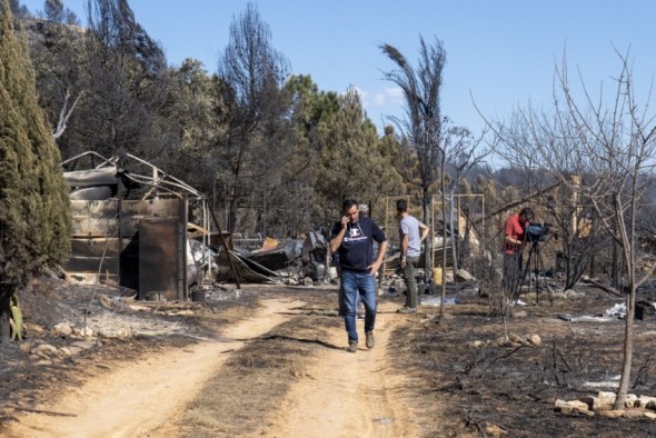 Las 250 personas desalojadas por el incendio en Olba y San Agustín vuelven a sus casas