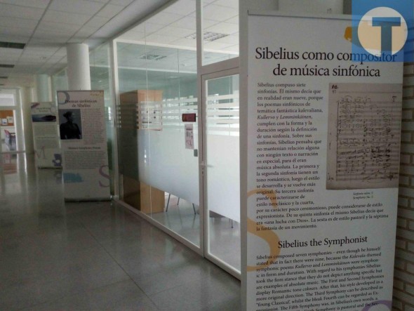 La exposición itinerante Sibelius 150 visita el Conservatorio de Alcañiz