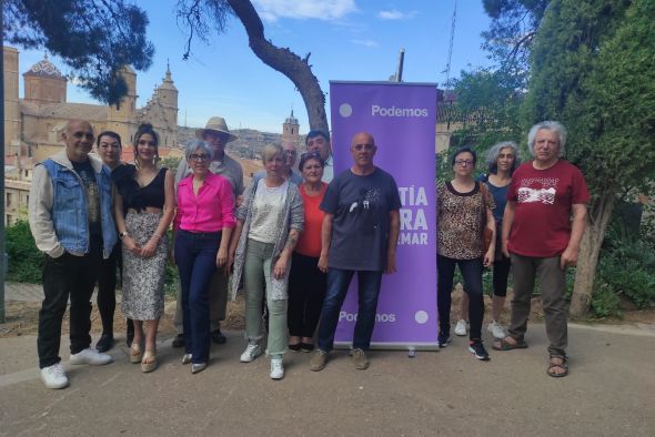 Podemos presenta una candidatura en Alcañiz que busca una ciudad más social y feminista