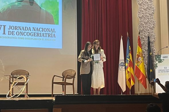 El Hospital Obispo Polanco Teruel, galardonado en la VI Jornada Nacional de Oncogeriatría