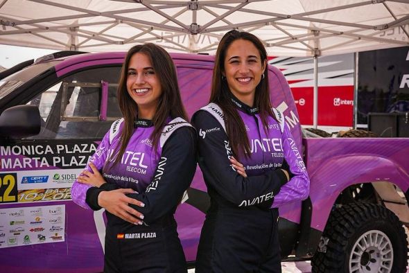 Las hermanas Plaza quieren mantener el liderato del Campeonato de España de Rallyes todoterreno en Lorca