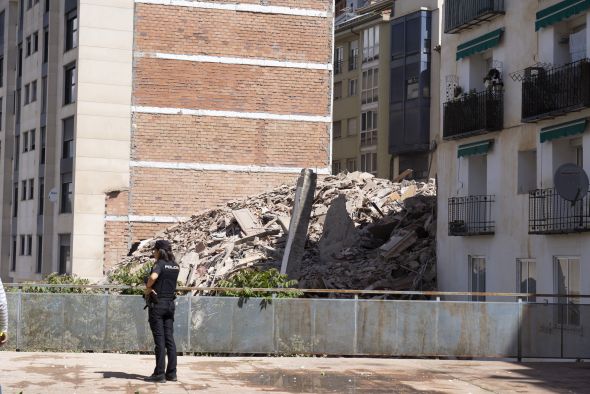 El Ayuntamiento de Teruel dice no tener constancia de avisos por daños estructurales en el edificio derrumbado