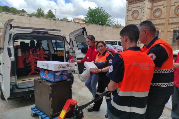 Teruel se vuelca con los afectados por el derrumbe con multitud de gestos de generosidad