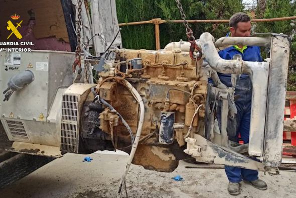 La Guardia Civil de Teruel desarticula un grupo dedicado al robo de grupos electrógenos en canteras a cielo abierto