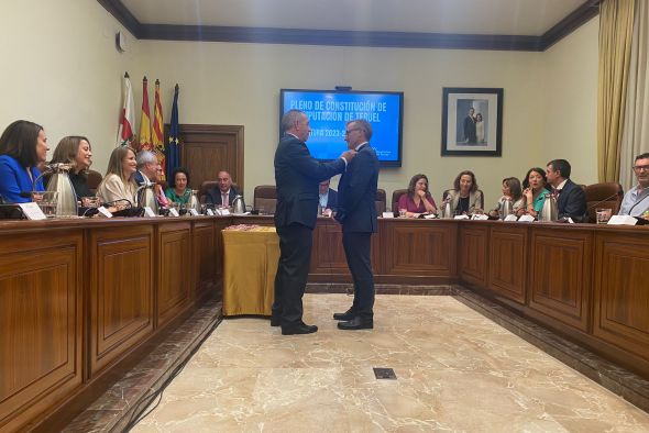 Joaquín Juste, del Partido Popular, es el nuevo presidente de la Diputación de Teruel con los votos de su grupo y los de Teruel Existe y el Partido Aragonés