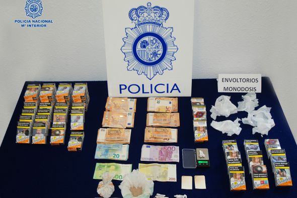 La Policía Nacional de Teruel detiene a una mujer como presunta autora de un delito de tráfico de drogas