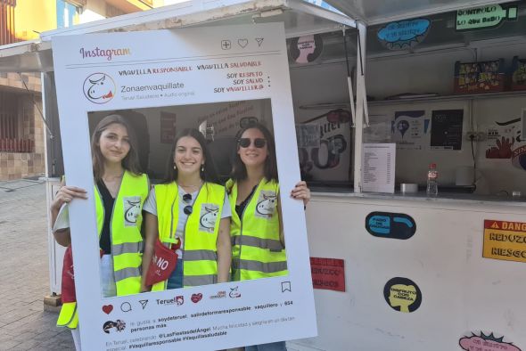 Zona Envaquíllate vuelve a instalar la barra sin alcohol en la Plaza Domingo Gascón de Teruel