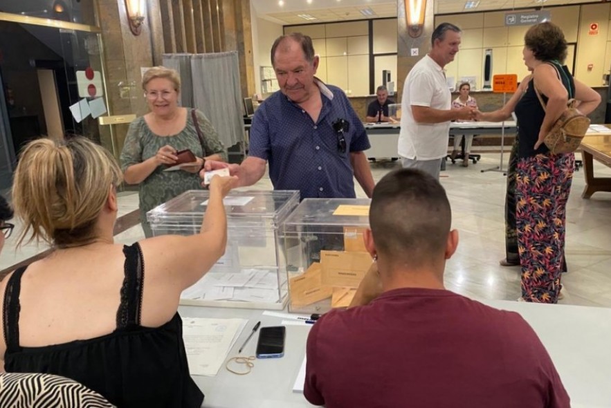 Las mesas electorales de la provincia de Teruel se constituyen con normalidad y arrancan las votaciones en las elecciones generales