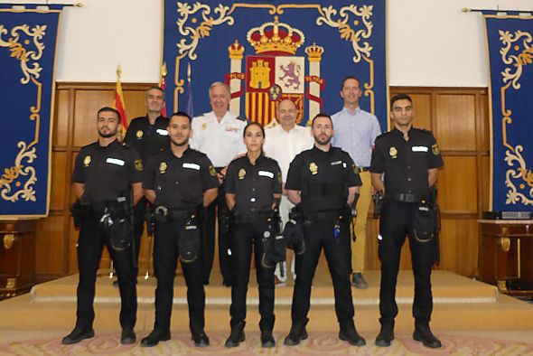 La Comisaría de la Policía Nacional de Teruel incorpora a 5 agentes en prácticas