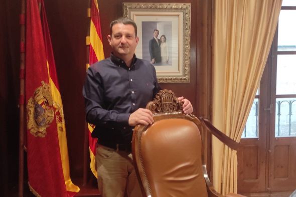 Miguel Ángel Estevan, alcalde de Alcañiz: “Después del Pilar nos reuniremos con técnicos para estudiar qué hacer con el cerro”