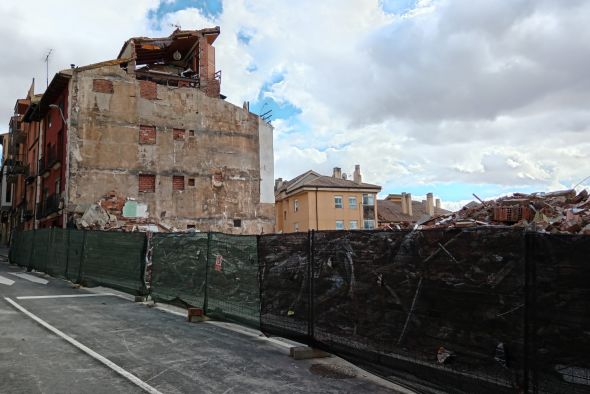 El Ayuntamiento de Teruel ya puede desescombrar el solar de la calle San Francisco