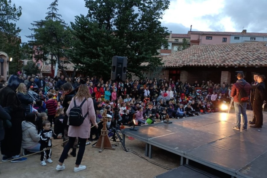 Éxito de participación  de la fiesta de Halloween en los Alfares de los Górriz