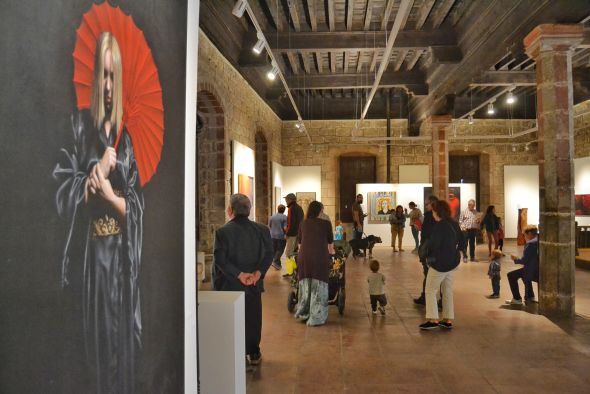 Puertomingalvo exhibe su colección municipal de arte contemporáneo de forma permanente