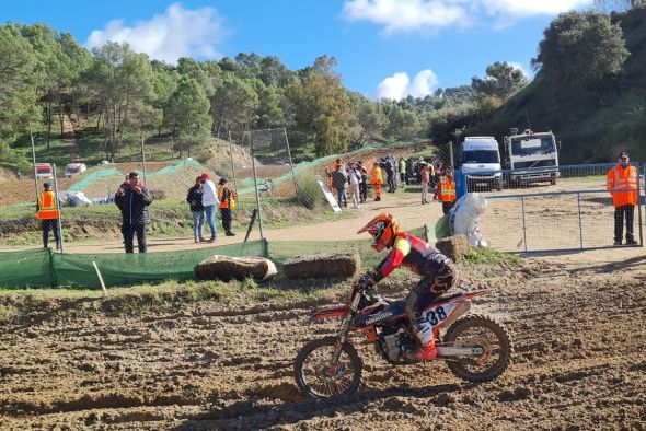 Aragón, con Sergio Valera, termina octava en el Campeonato de España de Motocross por autonomías