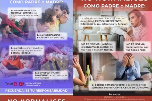 El Ayuntamiento de Teruel lanza la campaña de prevención de consumo de alcohol 'Normaliza, No Normalices'