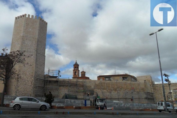 La muralla carlista de Teruel y la torre de  la Bombardera recuperan su lustre