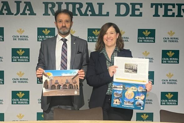 Caja Rural de Teruel dedica a las plazas turolenses su calendario del 2024