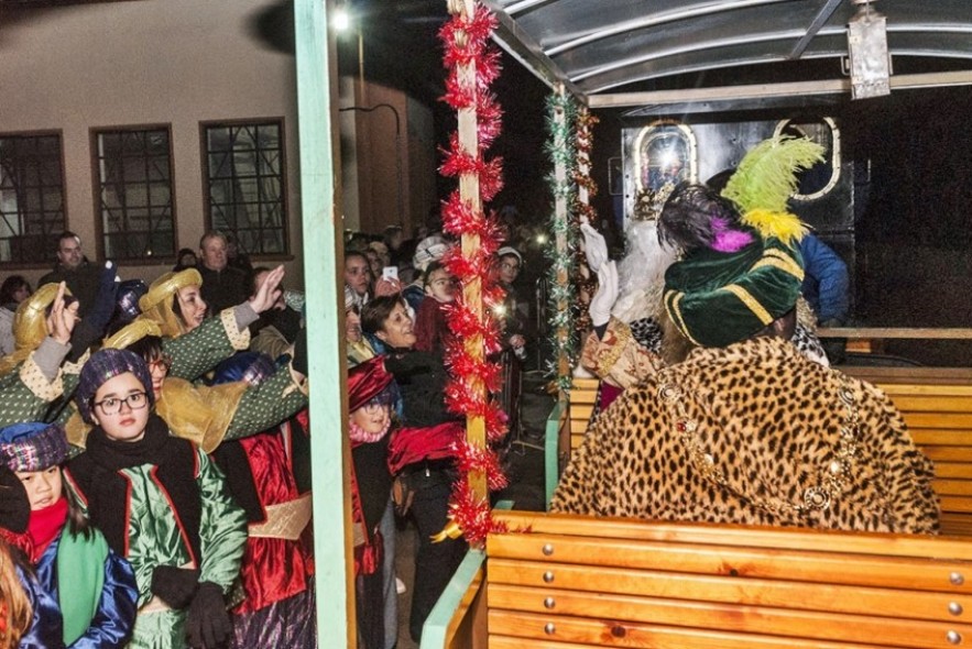 Los Reyes Magos llegarán a Utrillas en una locomotora de vapor del año 1903