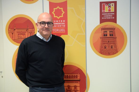Rodolfo Pangua, gerente del CCA de Teruel: La falta de relevo generacional es uno de los mayores problemas de los comercios turolenses