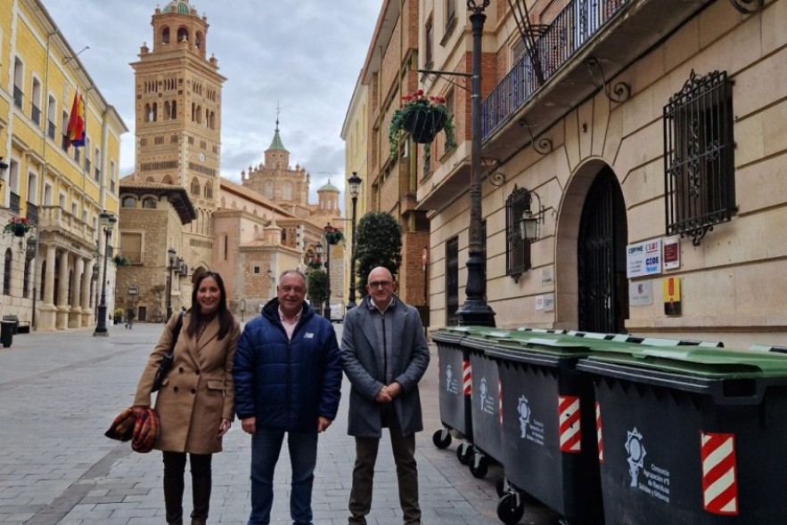 El Ayuntamiento de Teruel duplica los días de recogida de cartón comercial