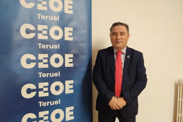 Juan Ciércoles, presidente de CEOE Teruel: “Las energías renovables son  el petróleo del futuro, pero hay  que consultar al propio territorio”