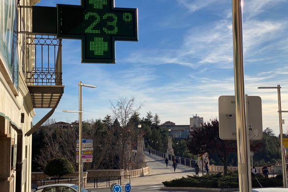 Teruel capital vuelve a batir por segundo día consecutivo el récord de calor en enero: 22,8 grados