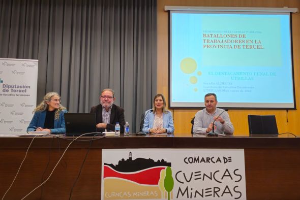 Serafín Aldecoa presenta  ‘Los batallones de trabajadores de la provincia de Teruel’ en Utrillas