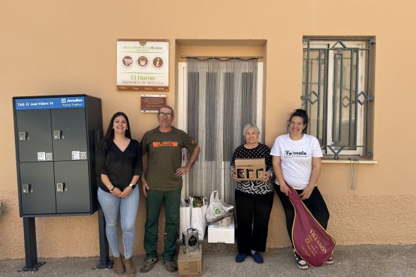 Clientes de los multiservicios de Alacón, Nogueruelas y Monforte de Moyuela resultan agraciados en el sorteo de las cestas convocado por la DPT