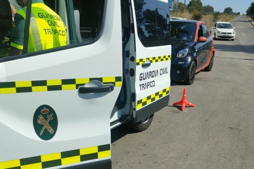 La Guardia Civil de Teruel sorprende a un conductor multirreincidente en delitos contra la seguridad vial por circular con el permiso retirado por resolución judicial