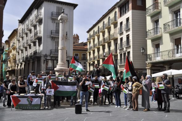 La Asamblea Antibelicista de Teruel reclama el fin del genocidio en la Franja de Gaza
