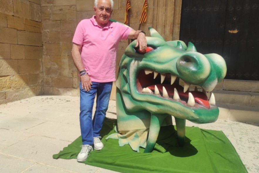 Juan Pardo Gallego, jinete 'San Jorge' hasta 2023 en el Vencimiento del Dragón de Alcañiz: “El mérito no es mío sino de mi caballo, porque si él no valiera yo no habría sido San Jorge ”