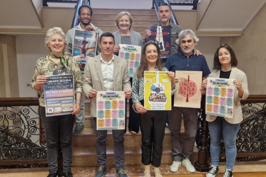 Más de un millar de turolenses participará en los festivales culturales de fin de curso en Teruel