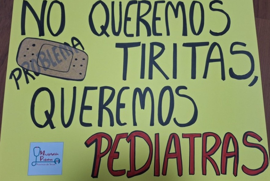Los turolenses salen este domingo a la calle para exigir más pediatras