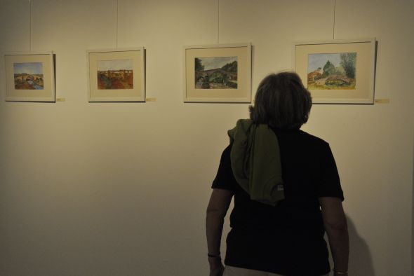 Diez acuarelistas de la AAT participan en  la exposición colectiva ‘Puentes’ en Teruel