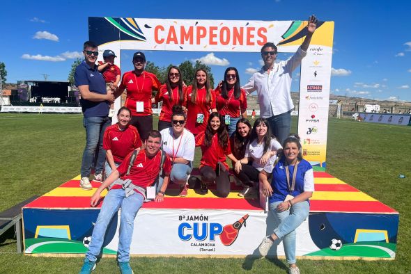 Carlos Sánchez, coordinador de la Jamón Cup de Calamocha: “Vimos a Salma Paralluelo cómo jugaba y hemos asistido a algún fichaje para grandes canteras”