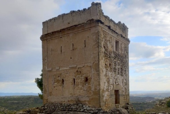 La Torre del Campamento de Alcañiz, un telégrafo óptico fortificado de la tercera guerra carlista