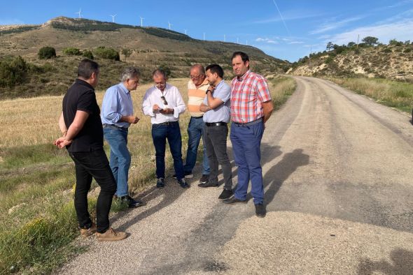 La DPT arreglará la carretera entre Utrillas y Las Parras de Martín