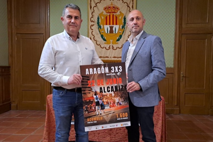 Alcañiz acogerá la quinta jornada del Circuito 3x3 Aragón Ibercaja