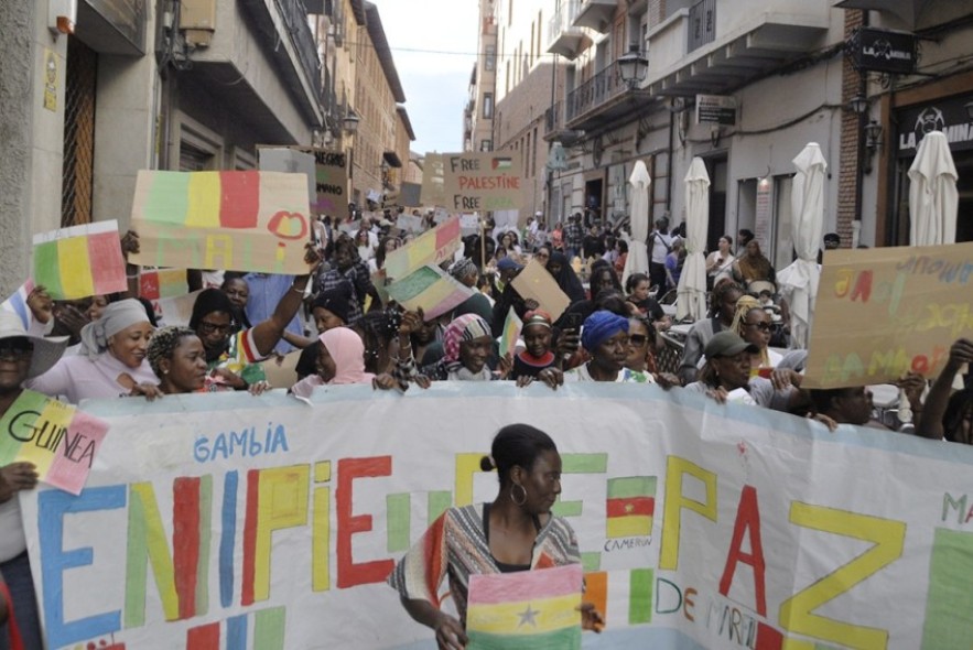 Teruel sale a la calle para reclamar “un cambio de rumbo” en las políticas de asilo