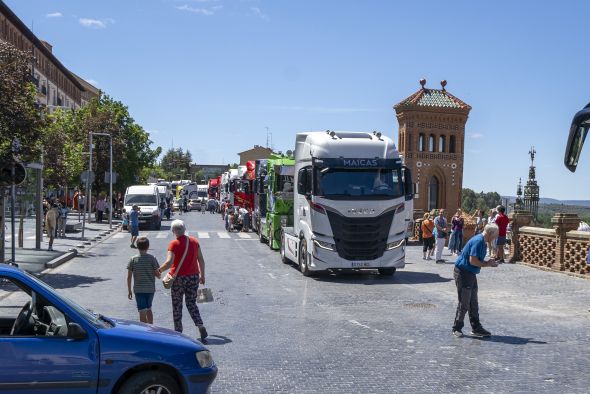 Los camiones tomarán las calles  de Teruel para la tradicional celebración de San Cristobal