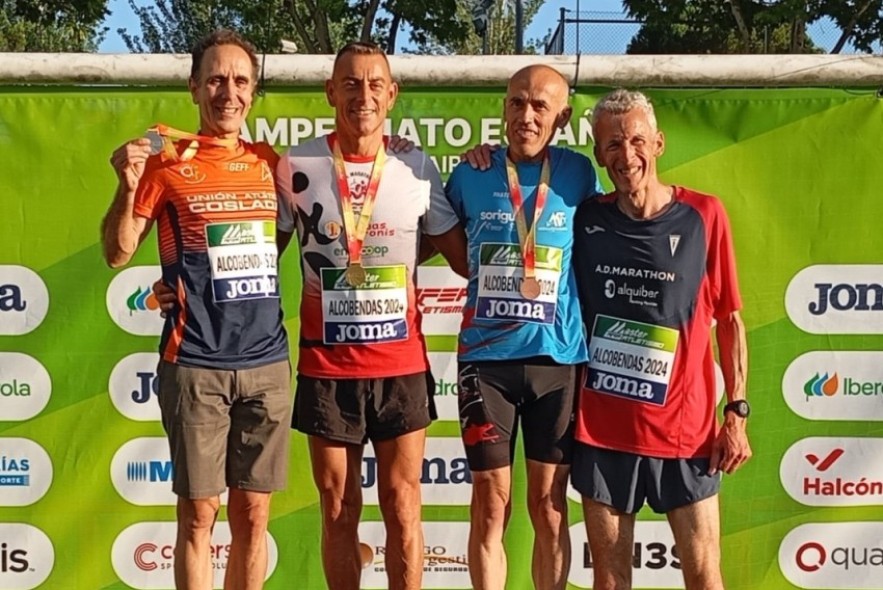 Raúl Carreras, bronce por duplicado en los Master 55 en Madrid