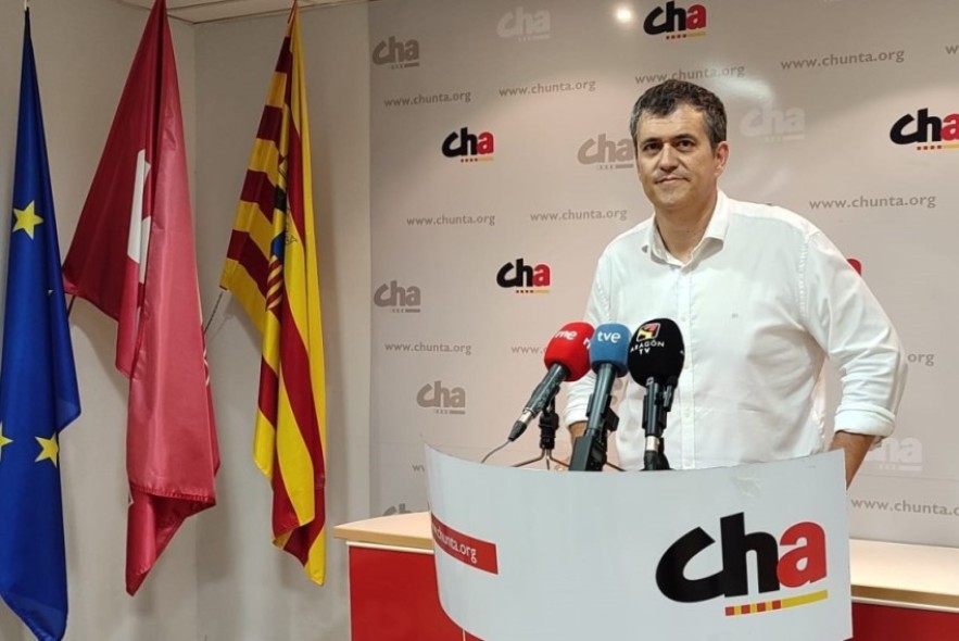 CHA pide la convocatoria de elecciones tras la ruptura del Gobierno de Aragón PP-Vox