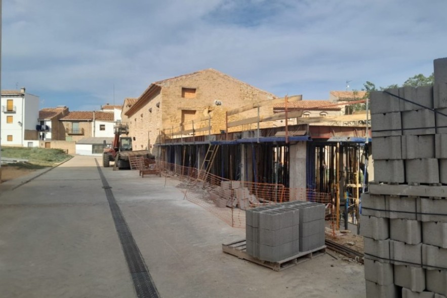 Avanza la construcción de la residencia de mayores de La Iglesuela del Cid