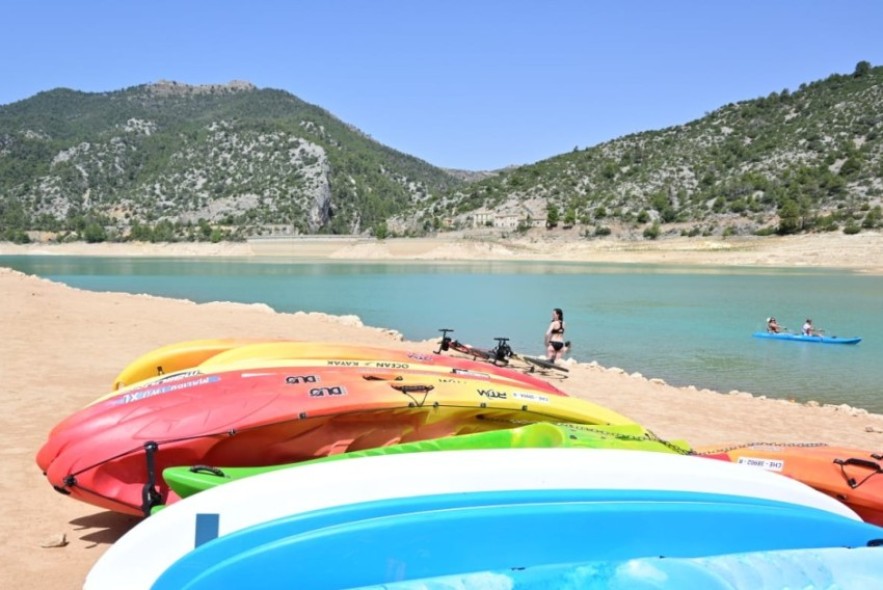 La cuenca del Matarraña solo tiene 6,4 Hm3  de agua para riego lo que queda de campaña