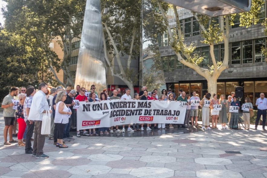 CCOO reclama a las empresas aragonesas mayor inversión en la prevención de riesgos laborales tras la muerte de un trabajador en Teruel