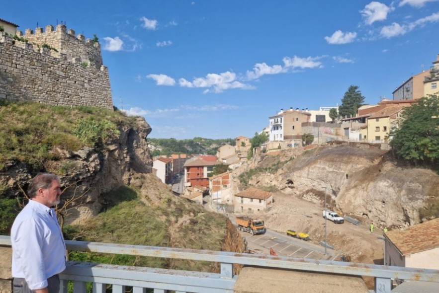 La calle Bajo Los Arcos de Teruel se abre a los peatones este miércoles