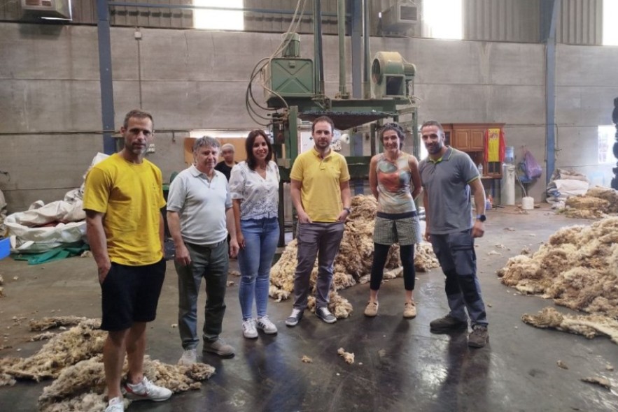 La Diputación de Teruel viaja con el CITA hasta Cuenca para conocer ejemplos de revalorización de la lana de oveja