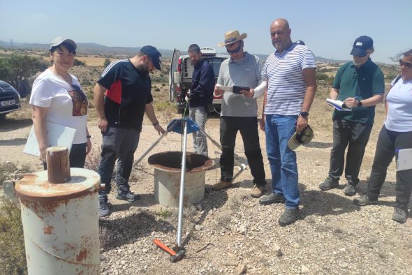 Empiezan los trabajos previos en el sondeo de agua subterránea en Los Fontanales