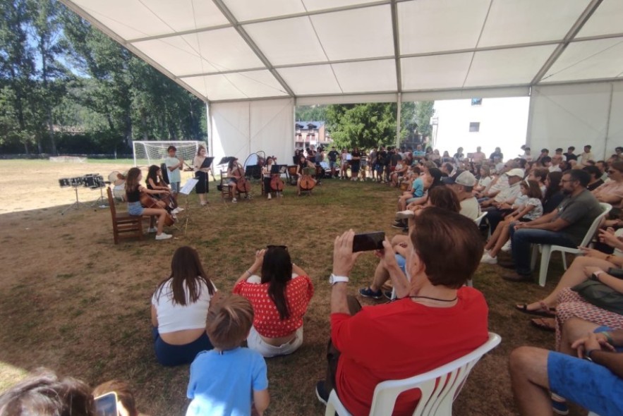 Alcalá de la Selva  acoge hoy el concierto de clausura del campamento