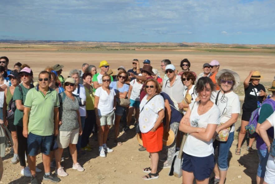 Las octavas Jornadas Geológicas ponen en valor las Saladas  y el paleocanal de Alcañiz